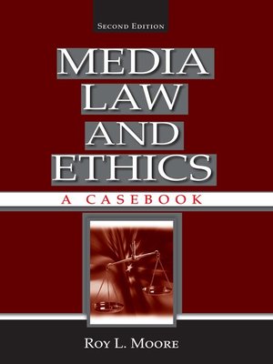 cover image of Media Law and Ethics
